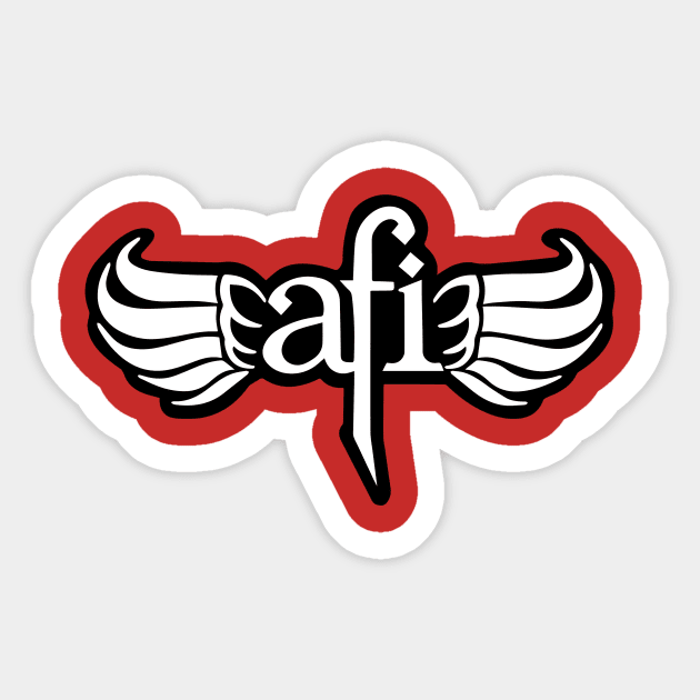 Vintage AFI band Sticker by tiranntrmoyet